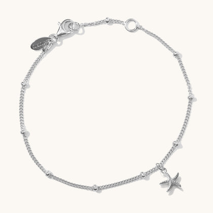 Mini Starfish Bracelet Silver